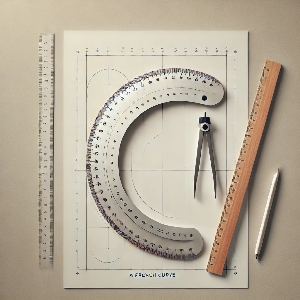 How big is a French curve