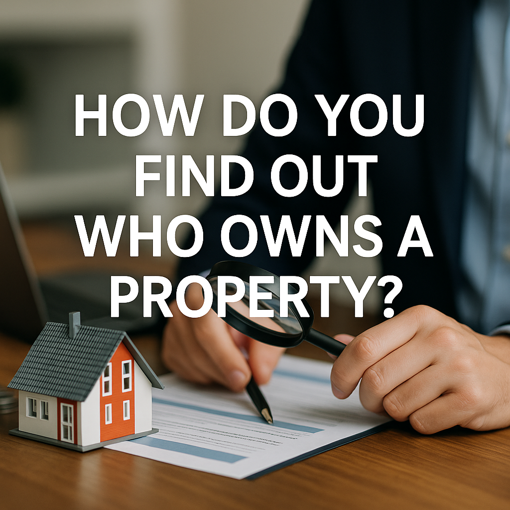 How do you find out who owns a property