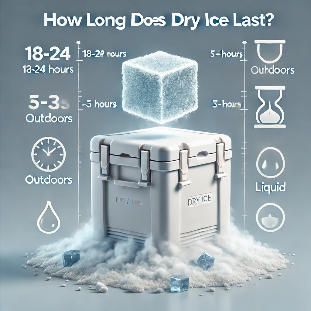 How long does dry ice last