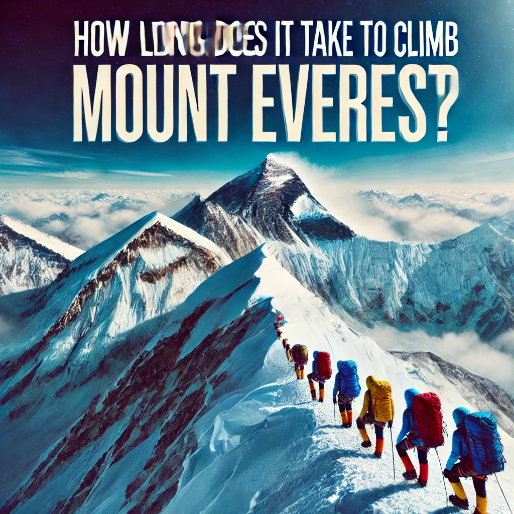How long does it take to climb mount everest