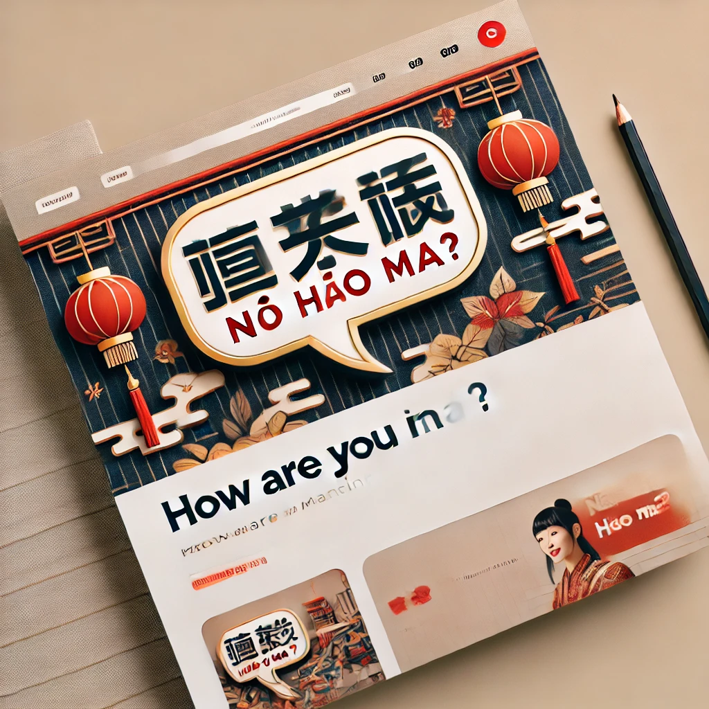 How are you in mandarin