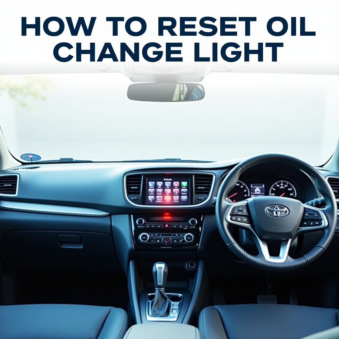 How to reset oil change light