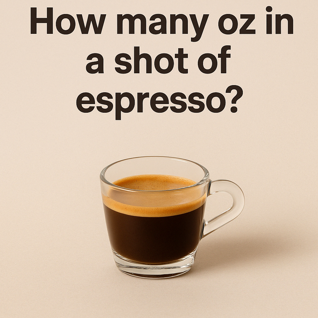 How many oz in a shot of espresso