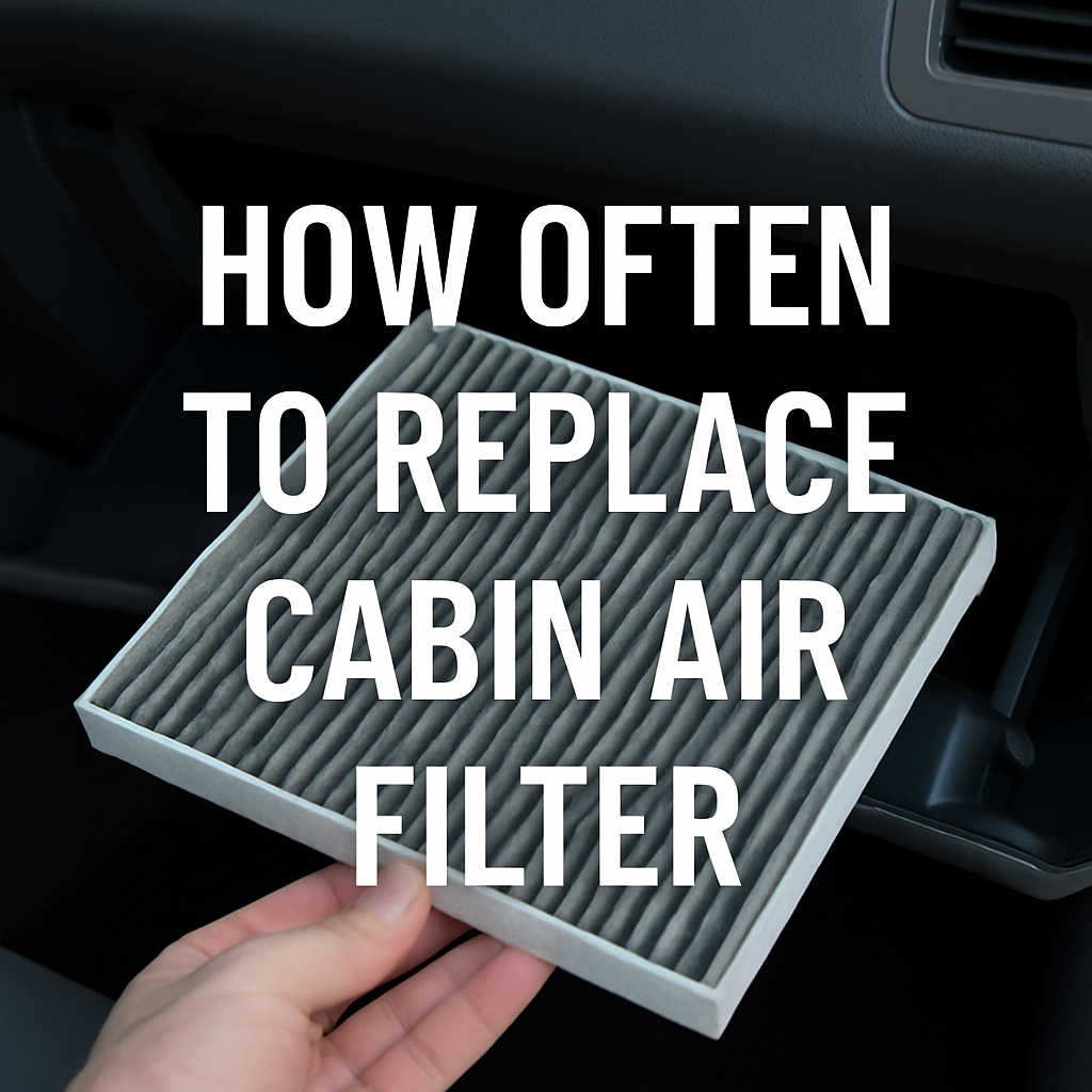 How often to replace cabin air filter