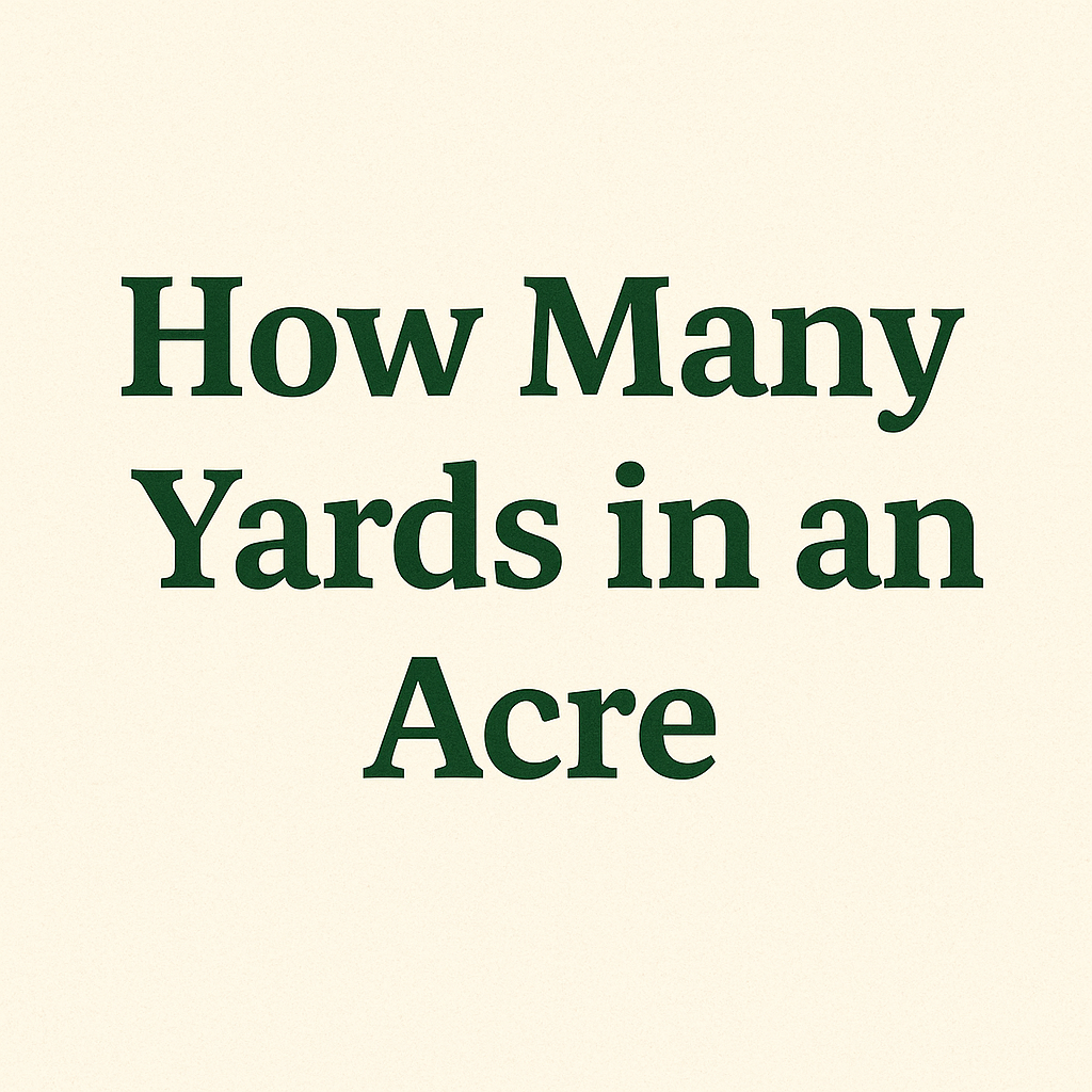 How many yards in acre