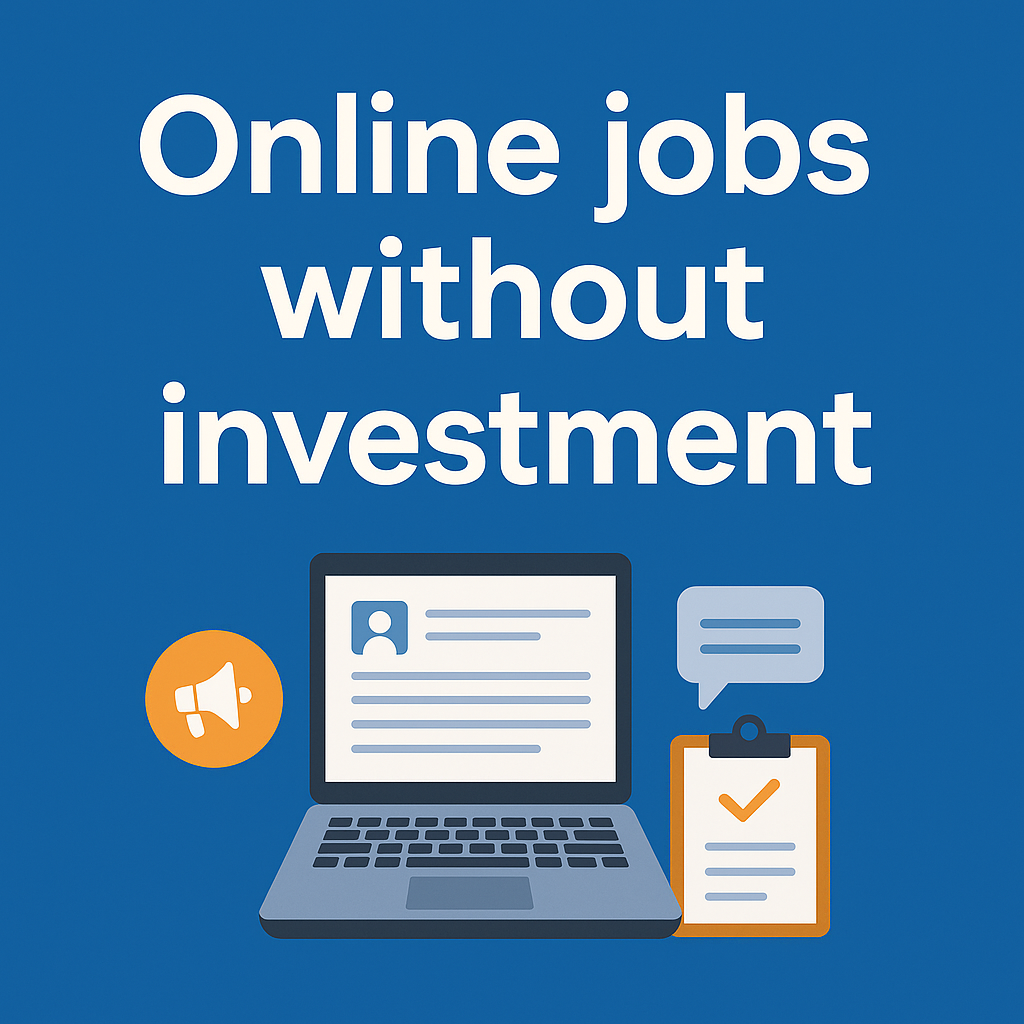 Online jobs without investment