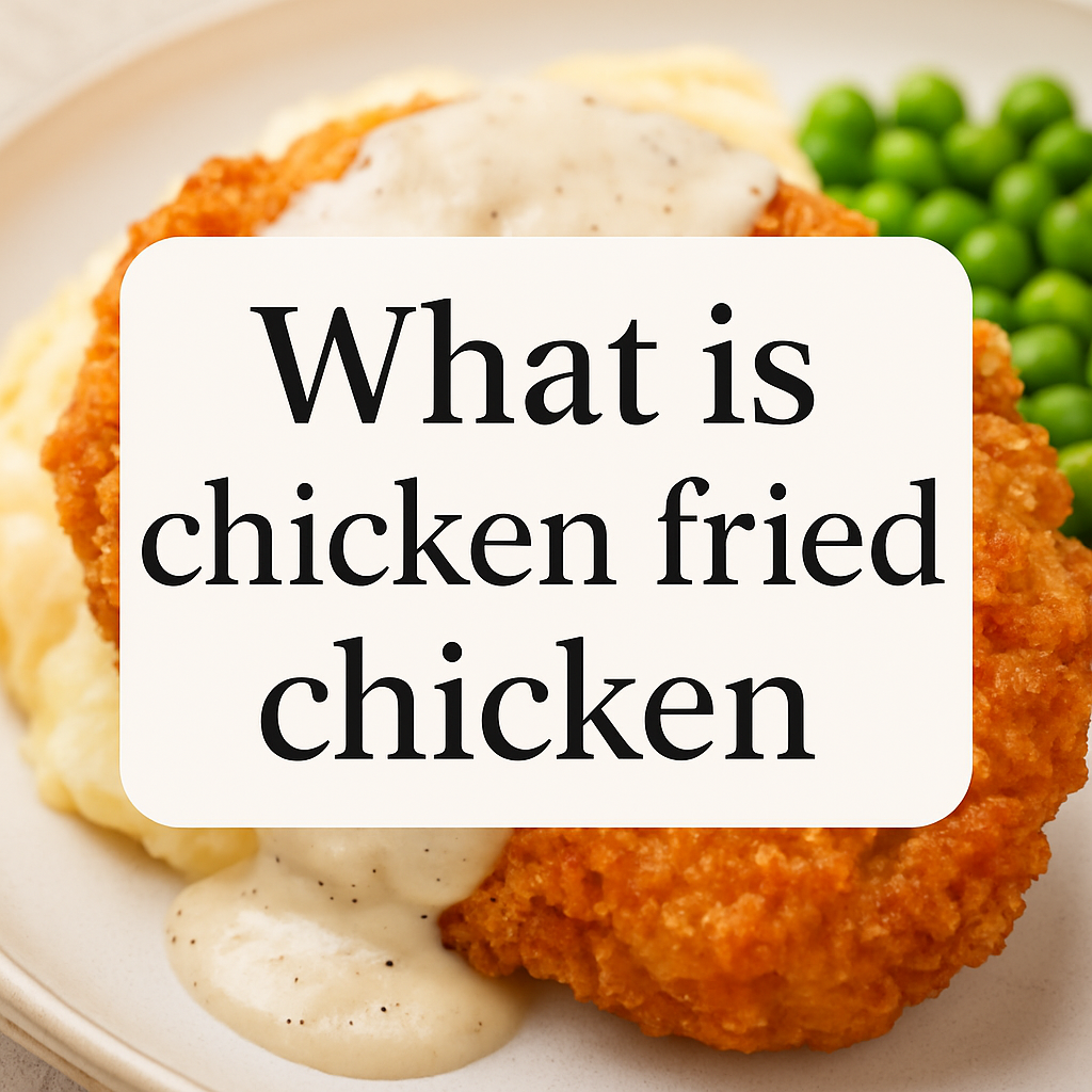 What is chicken fried chicken