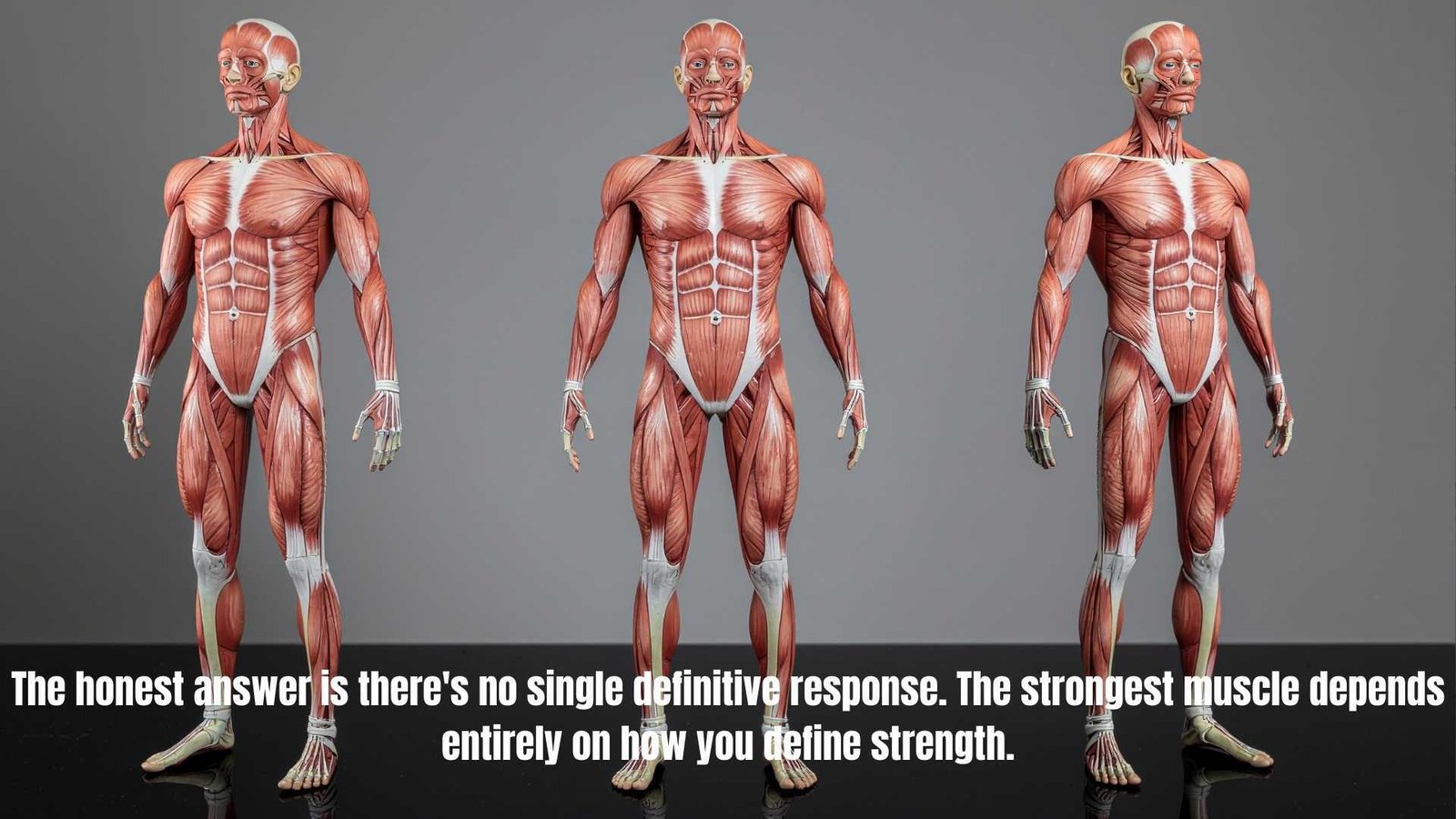 The honest answer is there's no single definitive response. The strongest muscle depends entirely on how you define strength.